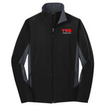 J318 - P274-Robotics Logo - EMB - Colorblock Soft Shell Jacket