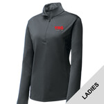 LST357 - P274-Robotics Logo - EMB - Ladies 1/4-Zip Pullover