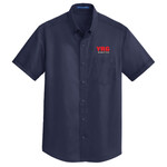 S664 - P274-Robotics Logo - EMB - Short Sleeve SuperPro Twill Shirt